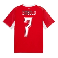 Camiseta Suiza Breel Embolo #7 Primera Equipación Replica Mundial 2026 mangas cortas